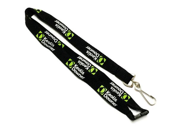 Cheap Low Minimum Order Custom Polyester Lanyards Simple Colors Fashion Style for sale