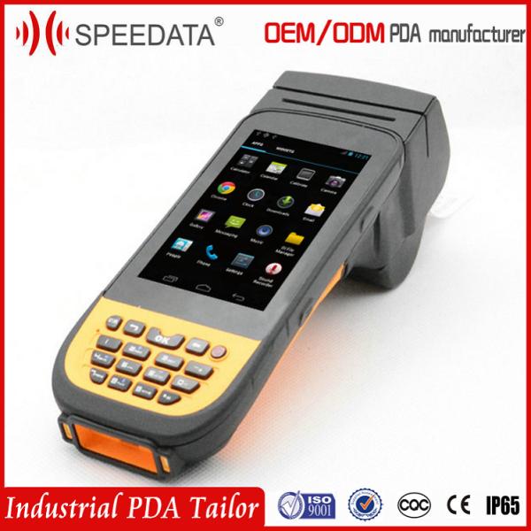Wifi Gsm Gps android Handeld Terminal PDA Printer with Biometrics Fingerprint