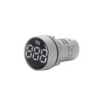 New Design mini round led indicator hz frequency meterlight/lamp with digital