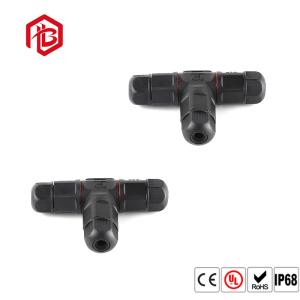 2 Pole 3 Pole 3 Way IP65 Rotary Locking Waterproof Dc Plug