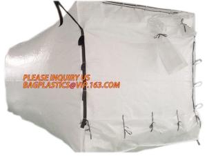 China 40 foot multifuction perfessional bulk container dry liners, 20 or 40 foot white flexible bulk container liners, bagease on sale