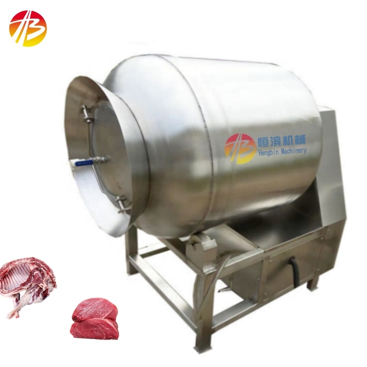 Vacuum Roller Kneading Machine for Meat Fish Processing Capacity 100-150kg/batch