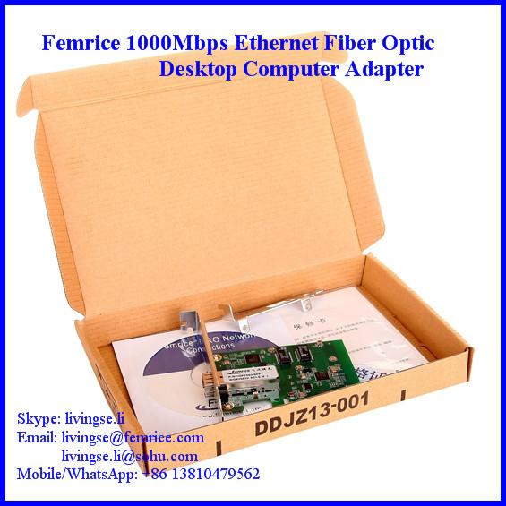 Cheap Gigabit Ethernet NIC Card SFP Slot 1 Port Desktop Computer Network Card 1000BASE-SX Module for sale