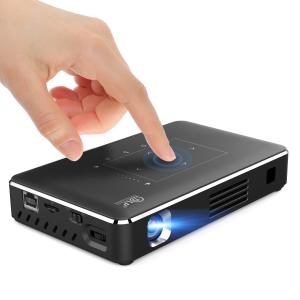 China DLP 150 Lumens Mini Portable Projector Android 9.0 OS Life Time Manual Focus on sale