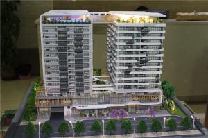 Best 1 / 100 Scale 3D Acrylic Architecture Model Interactive Light Rendering Color wholesale