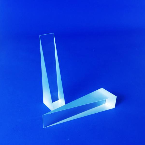Cheap Transparent Optical Quartz Glass Rectangular Optical Wedge Prism Element for sale