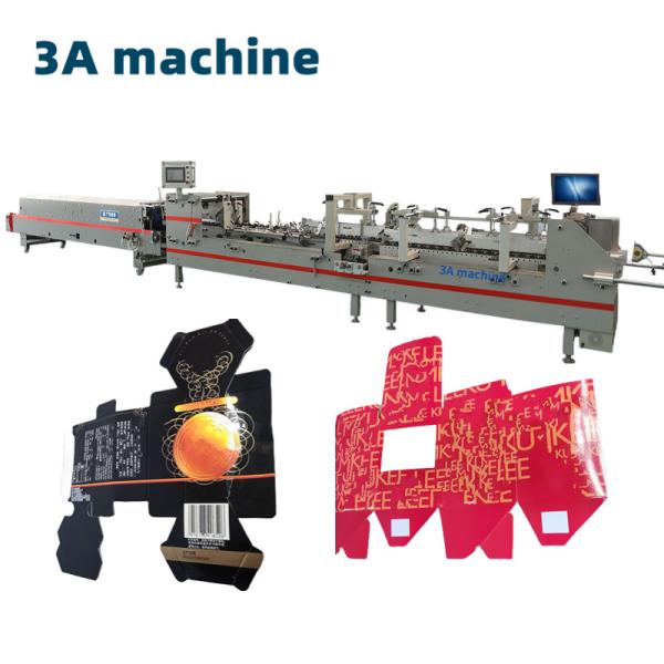 Cheap 800AG-2 Automatic Bottom Lock Folder Gluer with Speed Flexo-Printer-Folder-Gluer zh700d for sale