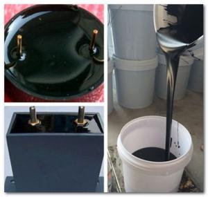 black Two Component Epoxy Thermal Conductive Glue 1.2W/mK for LED Lighting,water proof,adhesive paste -40℃ to +130℃