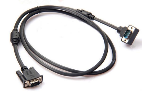 Cheap Displayport To Vga Cable / Computer Monitor Cable Angle 15 Pin VGA Male Interface for sale