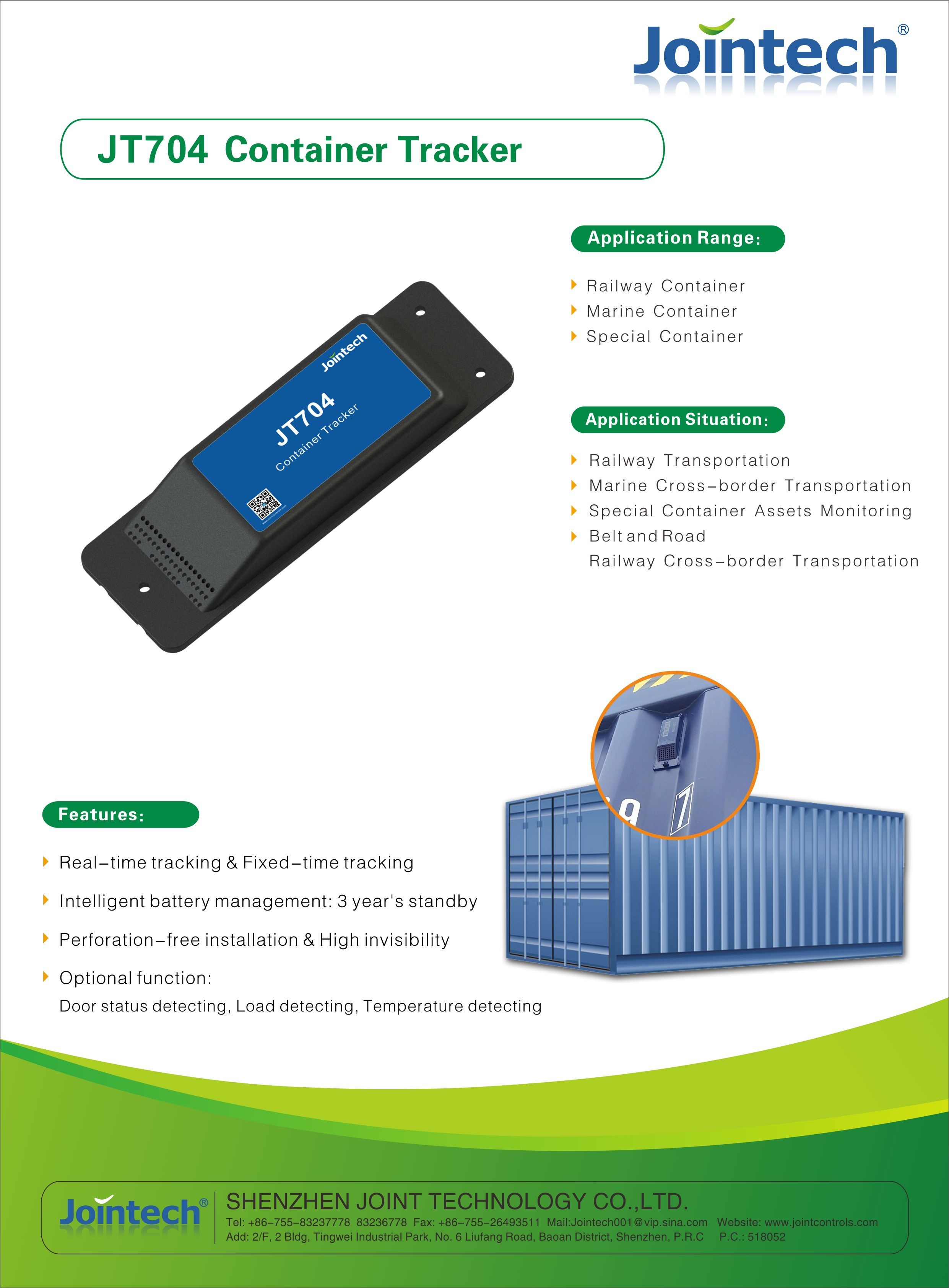 Jointech Container Tracking Devices
