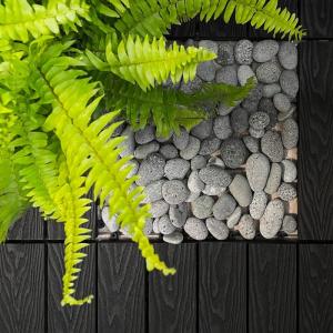 China Hardwood Interlocking Composite Decking Tiles patio outdoor decking tile on sale