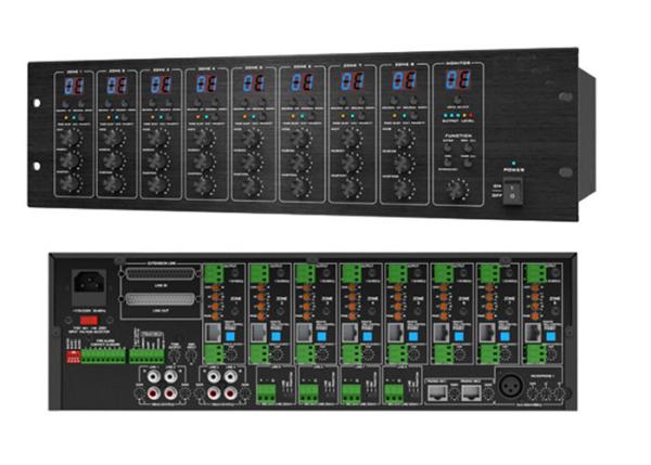 Cheap Audio Matrix PA Sound System For Background Music With 8 Input And Control Panels for sale