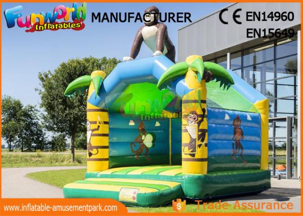 Cheap Customized Size Gorilla Inflatable Jump Bouncy Castles With 1 Year Warranty for sale