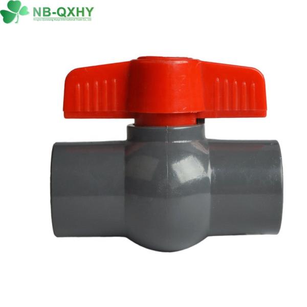 Cheap JIS Standard Medium Pressure PVC Ball Valve with Flexible Structure and Colourful PVC for sale