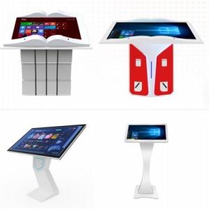 Best 43 Inch Floor Standing Digital Signage Display 178 Degrees FCC Approval Advertising Kiosk Capacitive Touch With Android Or Windows System wholesale