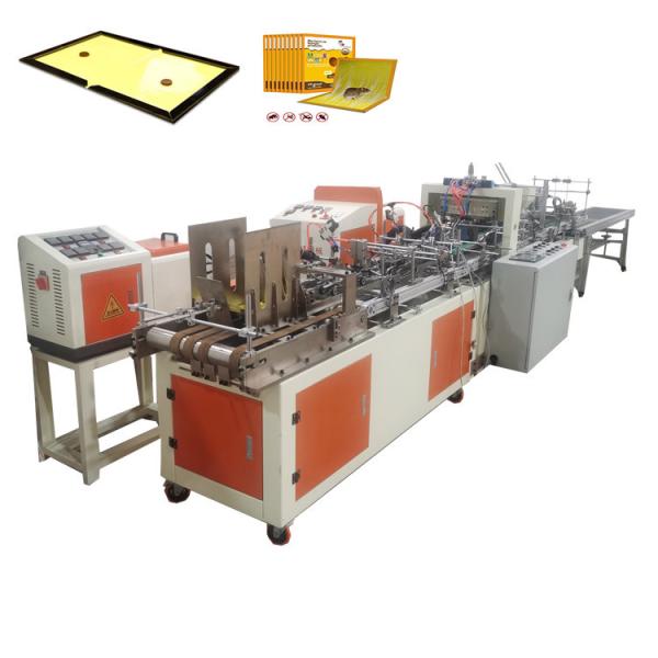 Cheap Automatic Feeder Mouse Glue Trap Board Making Machine with Manual Feeder for sale