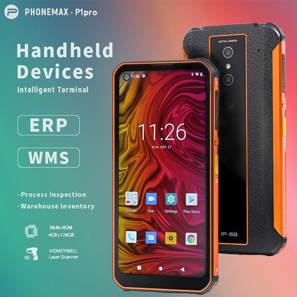 Cheap 1D Barcode Scanner PDA TF Card Supported 6.35 Inch INCELL Display 18 9 HD With Bluetooth for sale