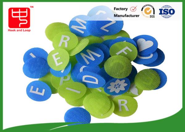 Cheap Round  A - Z Hook And Loop Alphabet Letters For Teaching / Word Spell for sale