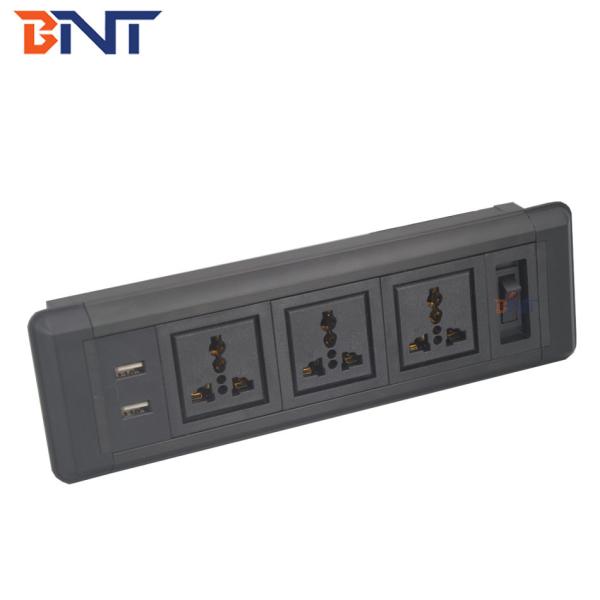 Cheap Double USB Desk Socket With Hidden Screw Design for sale