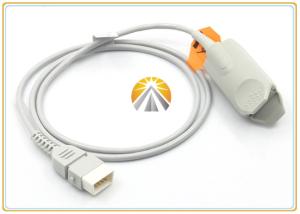 Reusable RGB Pulse Oximeter Finger Sensor Adult Finger Clip DB9 Pin TPU Cable Material