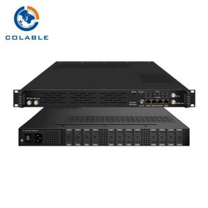 China Digital TV Paid HDMI To DVB C Encoder Modulator 8 12 16 20 24 HD  Input on sale