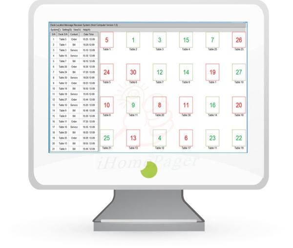 Cheap Table Track System Desk Locator System USB Software Inner POCSAG encoder for sale