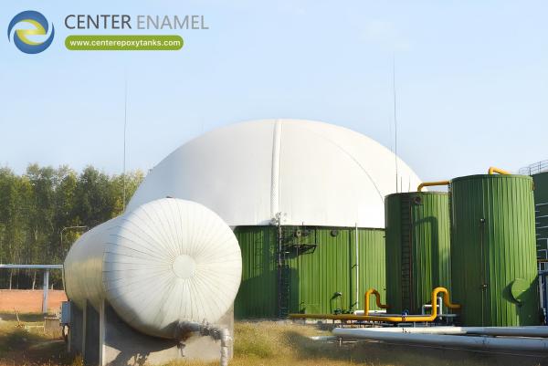 Cheap Weather-Resistant Double Membrane Covers For Anaerobic Digester Systems for sale