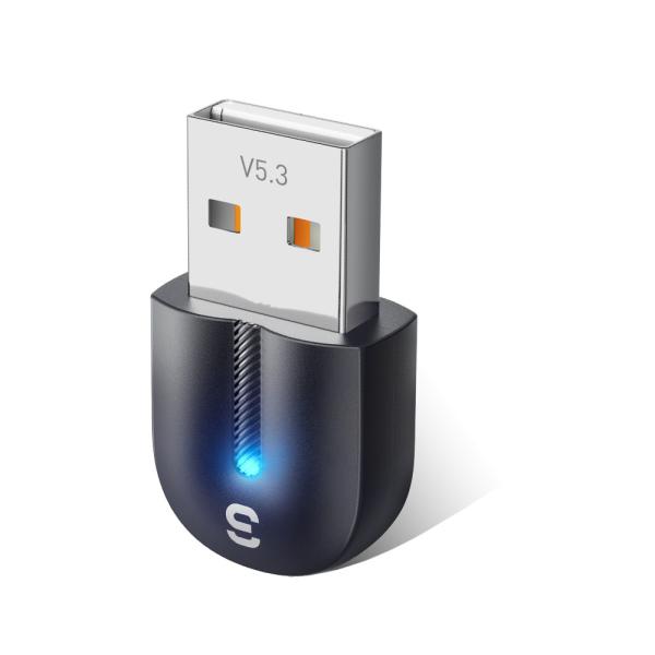 Cheap ESSAGER ES-BT13 USB A To Bluetooth Adapter V5.3 With 10m-20m Transmission Range for sale