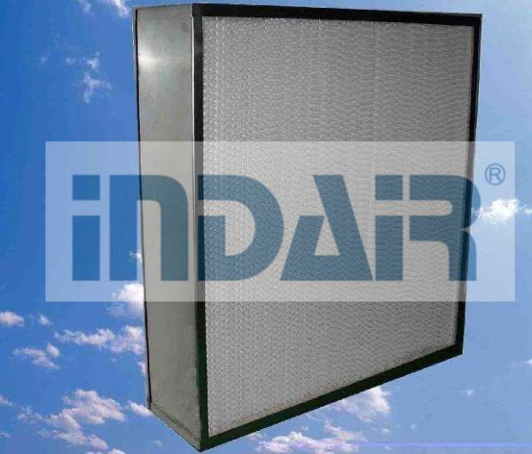 Cheap Separator Design Terminal HEPA Filter ,  White Color H13 / H14 HEPA Filter for sale