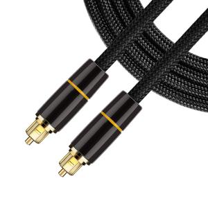 Best Single Mode 24k Gold Plated Fiber Optic Audio Cable For Digital Interface wholesale