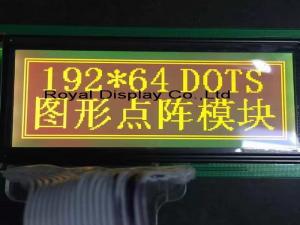Royal 192X64 Dots Mono LCD Screen Graphic LCD Module FSTN Cog OLED Display