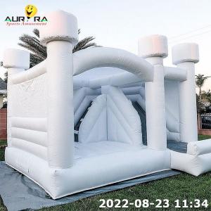 China Inflatable Bounce House Outdoor Custom White Inflatable Wedding Bounce Castle on sale