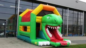 Custom Made Multifun Inflatable Combo Aframe Metkop Bouncy Castles With Slides