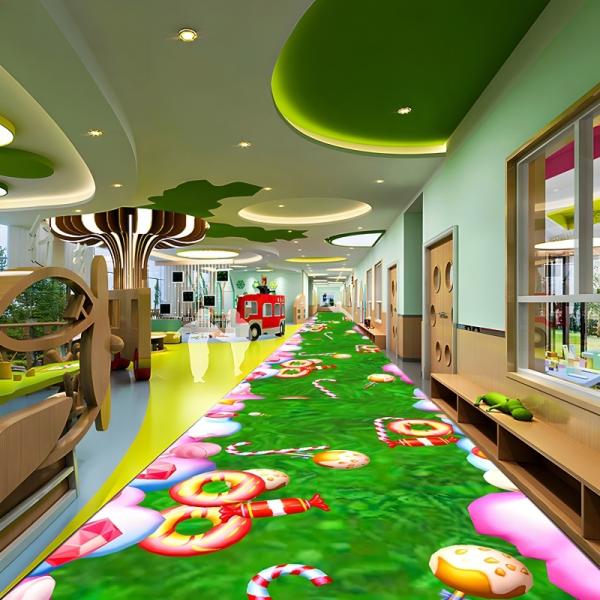 Cheap 3200 Lumens Interactive 3D Floor Immersive Projector For Hotel Decoration for sale
