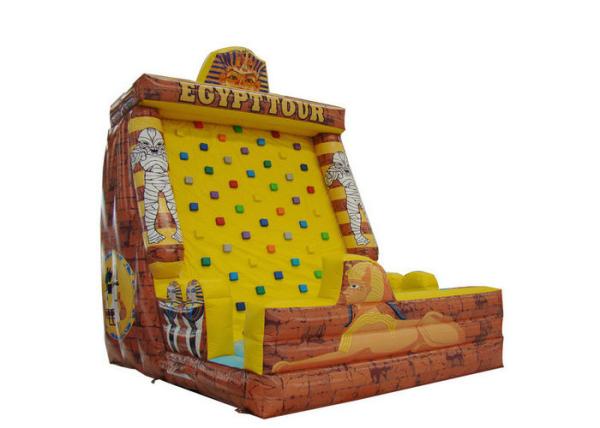 Cheap Customized Inflatable Sport Games , Deluxe Inflatable Climbing Wall for sale