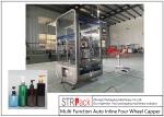 Multi Function Round Bottle Screw Capping Machine Auto Inline Capper Trigger