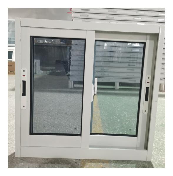 Cheap Double Glazed 3 Track Aluminum Sliding Glass Windows With Push Up Down Lock for sale
