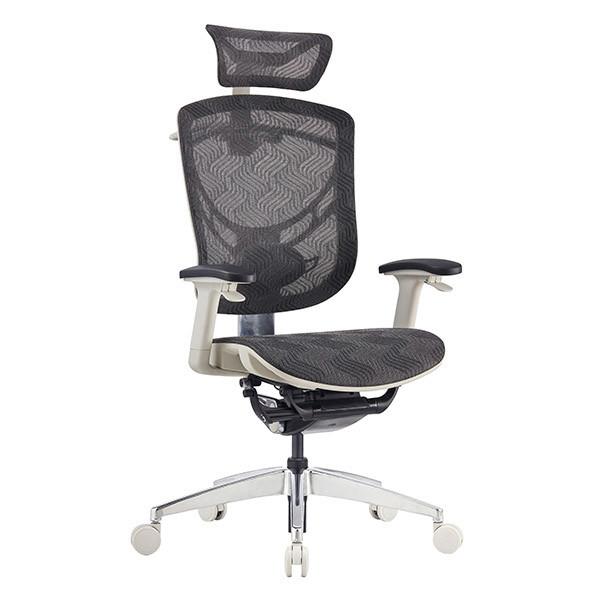 Cheap High Back Executive Mesh Office Chair With Headrest Polished Aluminum for sale