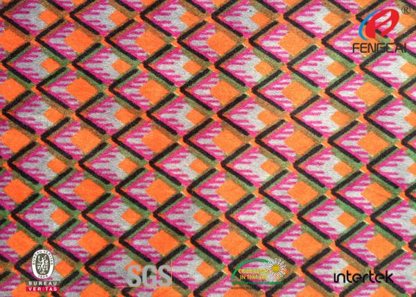 Cheap Custom Printed Spandex Velvet Fabric Muslim Style Ultra Soft Environmental Friendly for sale