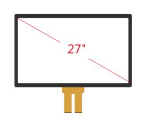 Best Embedded 27&quot; G+G Projective Capacitive Touch Screen , Lcd Touch Screen Panel wholesale