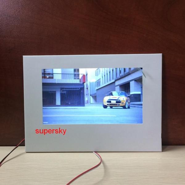 Cheap High Resolution Artwork LCD Video Mailer With 2G / 8G External Memory for sale
