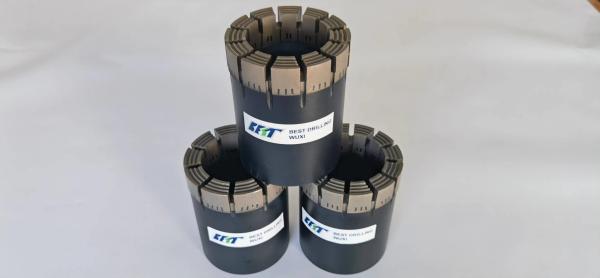 Cheap HQ3 Impregnated Core Bit Connecting With Reaming Shell With Diamond Filler And Alloy Steel Material for sale