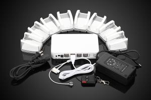 COMER 8 Ports universal usb Security Display Alarm controller display systems with Charging