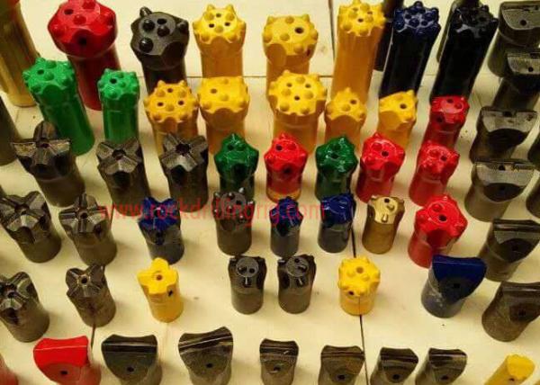 Cheap Horse Type Taper Chisel Drill Cross Drill Bit High Performance For Mining / Blasting for sale