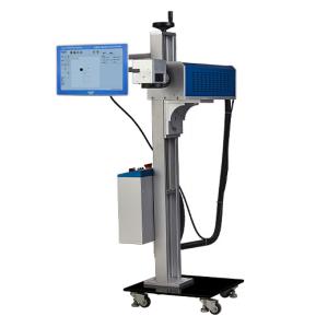 Best TIANHE 30W CO2 Fly Laser Marking Machine, Laser Coding Machine For Bottle Jar Tank wholesale