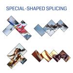 Bitvisus 8K60 PIP Edge Effects Point to Point Irregular Splicing LCD LED Video