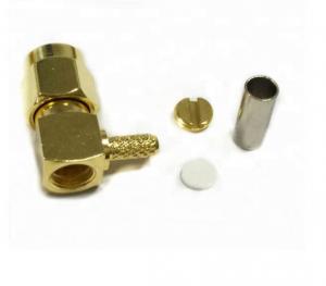 Best SMA Male Plug Rf Antenna Connector , RF Coaxial Adapter For RG174 Lmr100 Cable wholesale
