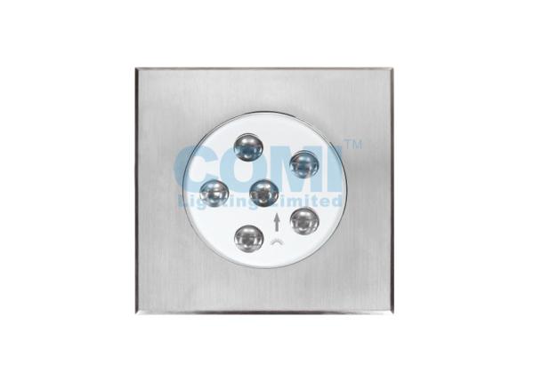 Cheap FC2XCS0657 FC2XCS0618 ( RGB ) 6 * 2W Asymmetrical LED Inground Lights with Clip or Bracket Installation for sale