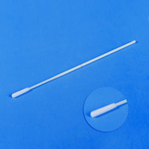 Cheap Sample collection swab throat flocking swab aseptic packaging flocking process design for sale