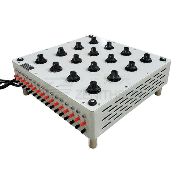 Cheap 16X150W Power Variable Resistor Box Controlled By Sliding Knobs for sale